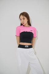 マイクロクロップTシャツ/micro crop tee(9191)