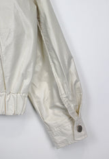 ピンタック レザージャケット / Pintuck Leather Jacket (2color)