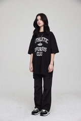 アスレチックオーバーサイズTシャツ /ATHLETIC OVERSIZED T-SHIRT BLACK