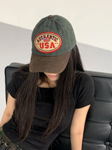 センティックUSA刺繍配色ボールキャップ/ Centic USA embroidery color matching ball cap hat