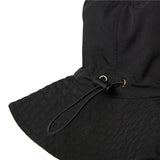 FLARE STRING BOONIE HAT [BLACK] (6612853325942)