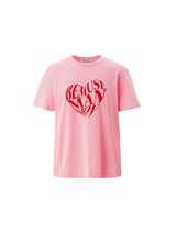 Bemuse heart tee - Baby pink (6699097751670)