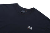 ロマンティックスローガンTシャツ / ROMANTIC SLOGAN TEE SHIRT_NAVY