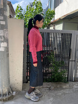 アースハーフタートルネックTシャツ