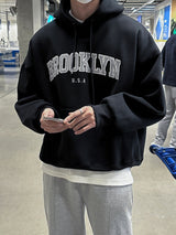 オーバーサイズブルックリンフーディ / Oversized-fit Brooklyn Hoodie (3 colors)