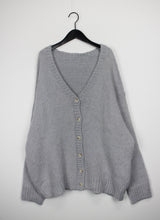 アルパカウールボクシーカーディガン / Alpaca wool boxy cardigan (4color)