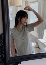 Basic Round Short Sleeve T-shirt (5color)