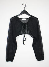 ベジボレロカーディガン/Vege Bolero Cardigan (2color)