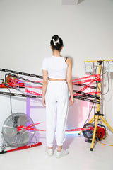 ビーコンアンバランスクロップTシャツ / TOP(8993) Beacon Unbalance Crop Tee