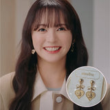 ロイヤルベイビーエンジェルイヤリング - ショート / Royal Baby Angel Earring - Short (Gold) (Kep1er Mashiro Earring)