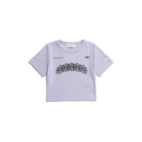 フラワーアートワーククロップTシャツ