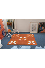 CLOVER CHECKER BLANKET / ORANGE (6660025417846)