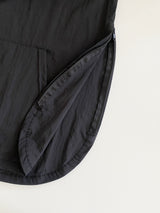 Hood long vest