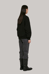 HTT Tiger Bear Crewneck_Black (6675691569270)