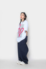 ブラッシュハートショートスリーブTシャツ / Brush Heart Short Sleeve T-shirt
