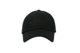 エンブロイダリーキャップ / LEKIM EMBROIDERY BLACK CAP