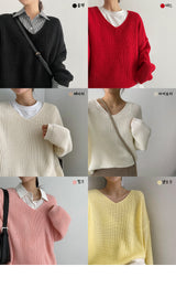 ヒルズハーフクロップドVニットウェア / Hills Half Cropped V-Knitwear