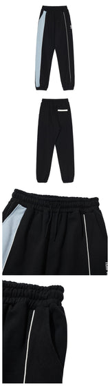 カラーウェイジョガースウェットパンツ / COLORWAY JOGGER SWEATPANTS [BLACK]