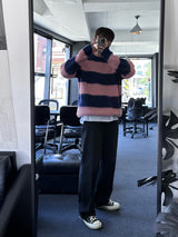 cander stripe loosefit knit