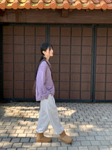 Muto Avant カラーボクシーニットカーディガン