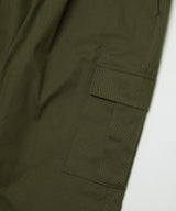 ワイドコットンカーゴパンツ / WIDE COTTON CARGO PANTS - KAHKI