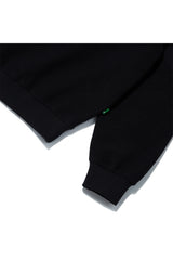 Reverse Bear Patch Crewneck_Black (6684840034422)