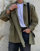 ピーチオーバーフィットシャツ/ポケットシャツ/PEACH OVERFIT TWO POCKET SHIRTS(3COLOR)