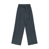 FLベルトサイドバンディングワイドスラックス/FL Belted Side Banding Wide Slacks (4 colors)