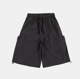 Bermuda nylon string open cargo half pants