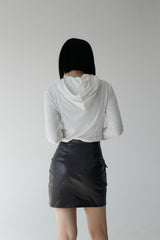 クロップフードTシャツ/BB Crop Hooded T-shirt (4color)