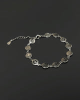 スマイルチェーンブレスレット / smile chain bracelet (925silver)