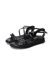 ウィニーダブルバックルサンダル / WINNIE DOUBLE BUCKLE SANDALS_3COLORS