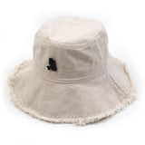 Thunder Ivory Vintage Over Bucket Hat (6590340104310)