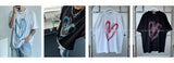 ハートラビットプリントショートスリーブ / SO Heart Rabbit Printed Short-Sleeved (4 colors)