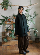unisex tweed jacket black