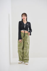 Xクロップカーディガン / (9101) X crop cardigan
