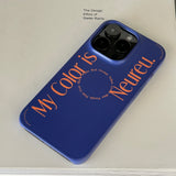 マイカラーケース / My Color Case (Blue Slim Hard)
