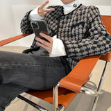 ハウンドチェックツイードジャケット/[Unisex] Hound Check Tweed Jacket (3 colors)