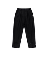 ヘムボタンパンツ / Hem Button Trousers (Black)