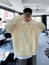 [주문폭주] 2. 레빗 골지 루즈핏 카라 가디건