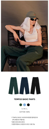 テンパスベーシックパンツ/TEMPUS BASIC PANTS [DEEP GREEN]