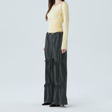 DAS DOUBLE STRAP PANTS / CHARCOAL