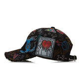 BBD Tweed Cap Hommage Graffiti Ver. (Black) (4642339913846)