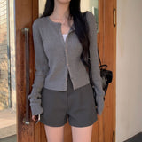 [Bellide made] Swen ribbed round cardigan