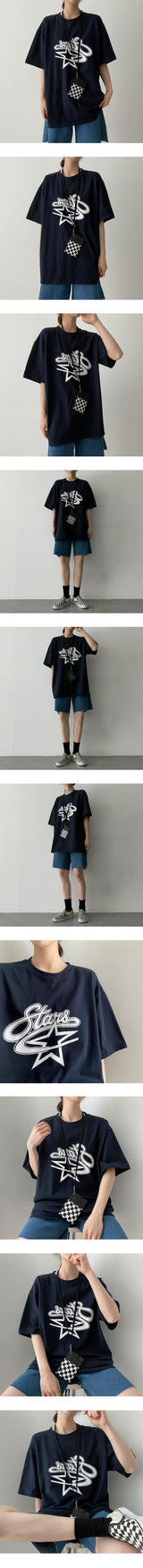 スターズ半袖Tシャツ / Stars short-sleeved T-Shirt