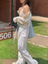 ムーブ 袖なし 夏 ブクル ニット スリーブレス(5color) / MOVE Sleeveless Summer Bookle Knit Sleeveless (5 colors)
