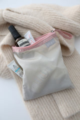flat pouch (pink grey)