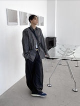 No.9983 R check cotton over SHIRT