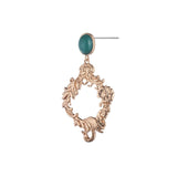 gold lozenge garland earrings (6565966119030)