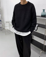 ブラッシュウールラグランニット/CR Brush Wool Raglan Knit (4 colors)